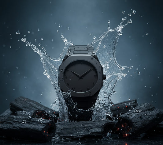 Black Aura Watch — Timeless Sophistication