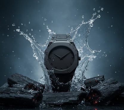 Black Aura Watch — Timeless Sophistication