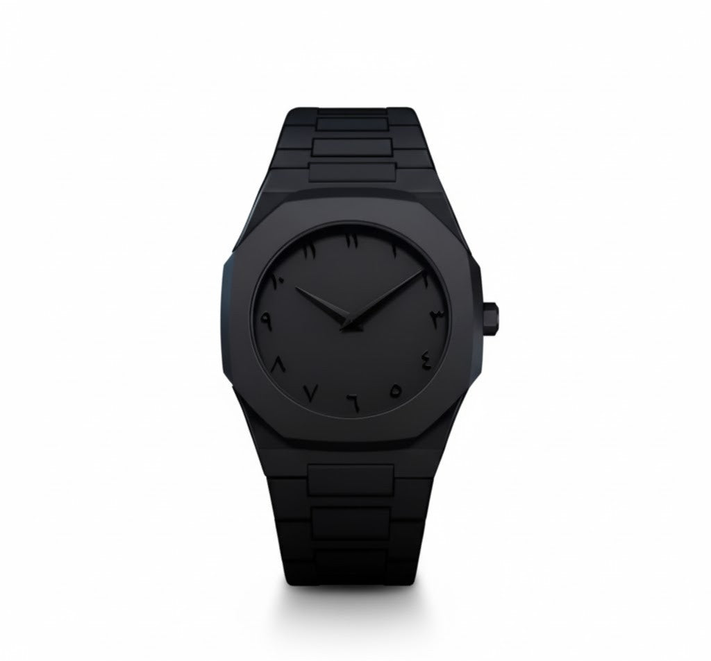 Black Aura Watch — Timeless Sophistication