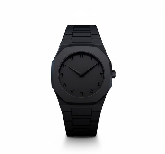 Black Aura Watch — Timeless Sophistication