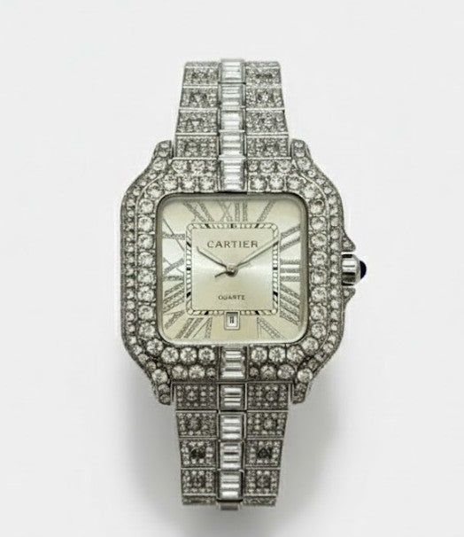 C Silver Stone Watch For Men MAX